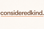 Logo of 'consideredkind' on a white background